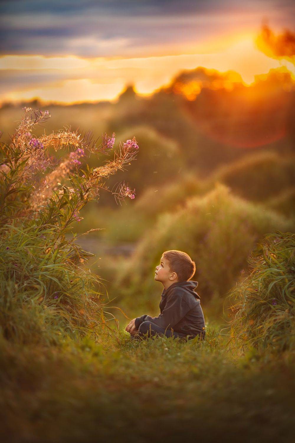 дети фотография лето закат ребенок детская фотография, Щукина Елена Валерьевна