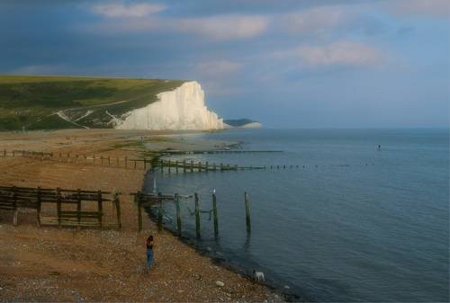 На берегу у Белых скал