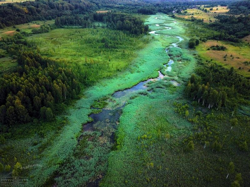 псковская область, мавик про, реки Мальская долина фото превью