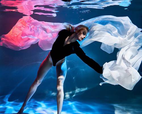 Underwater portrait