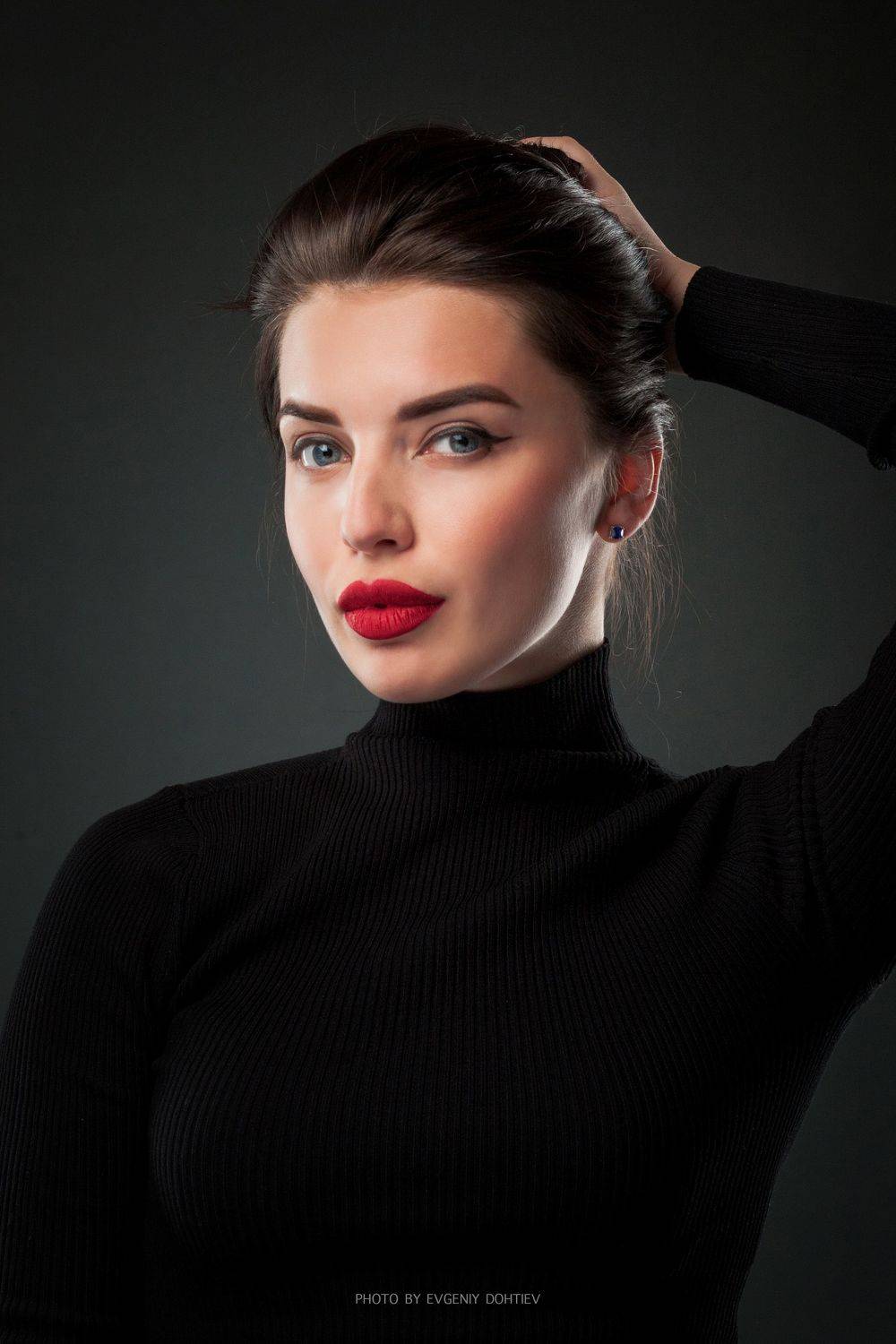 девушка, портрет, студия, Дёгтев Евгений