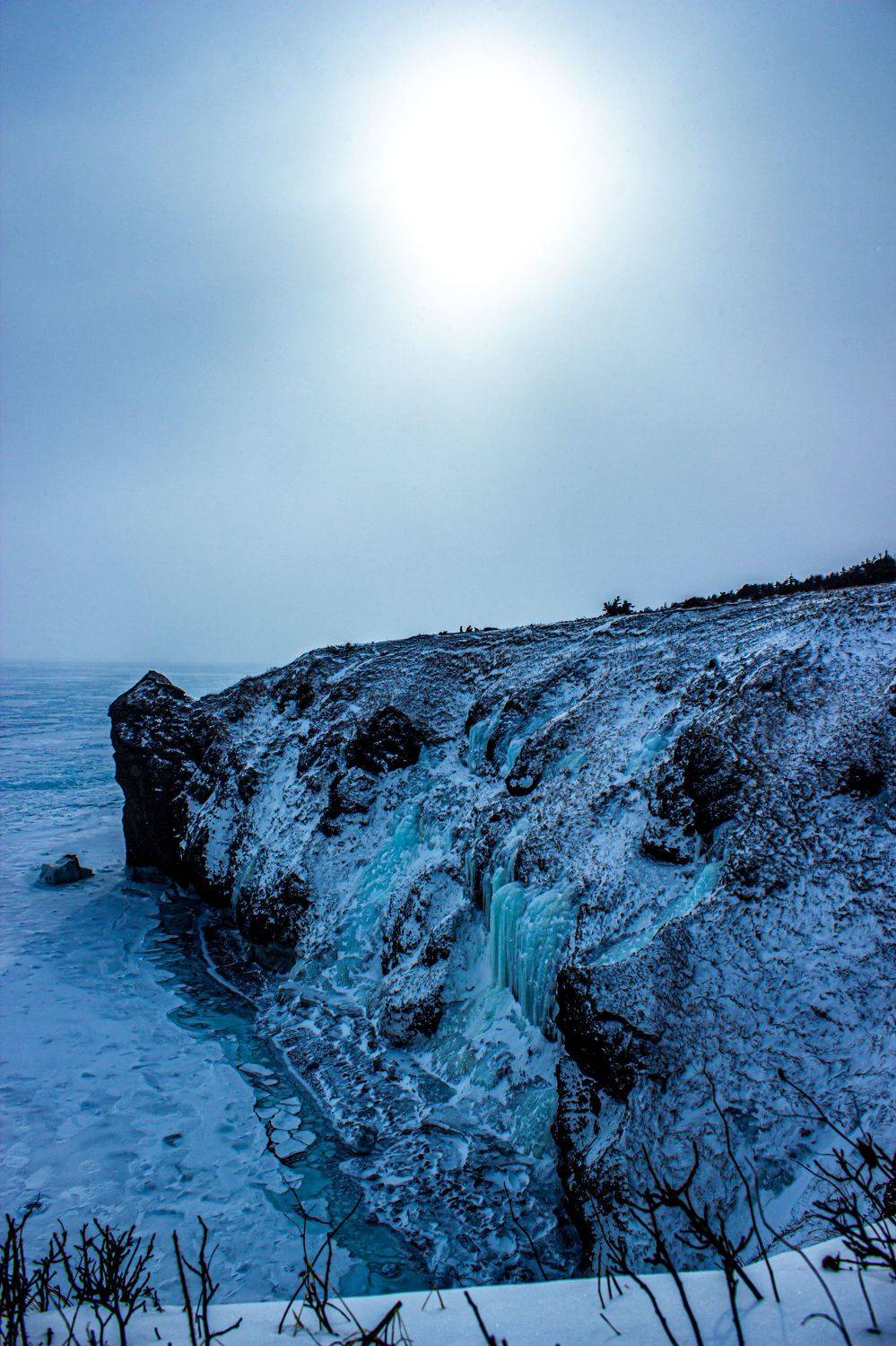 горы море лед снег океан вода берег пейзаж , Сергей Лашнев