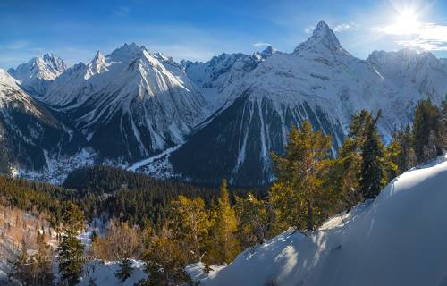 Домбайские горы