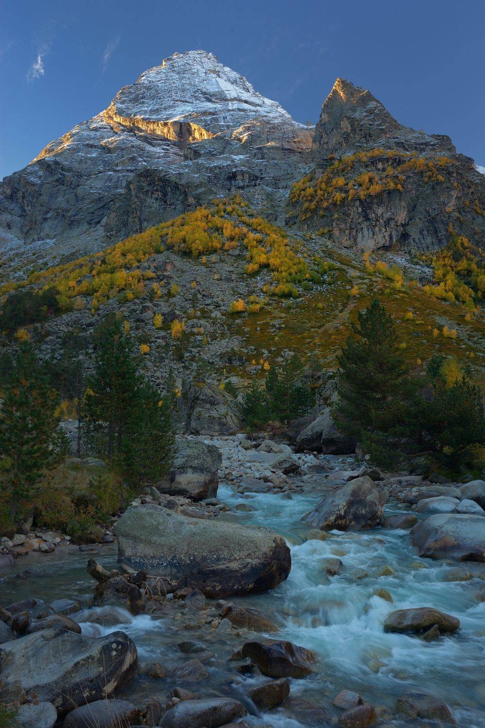 горы осень река черенкол, Александр Жарников
