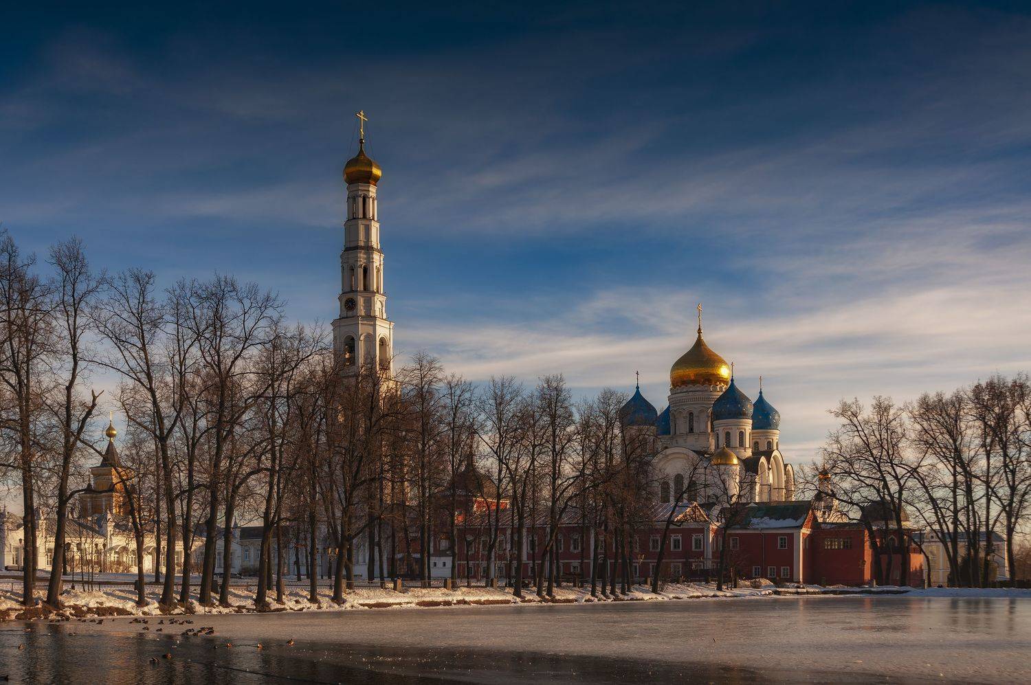 подмосковье, монастырь, весна, пруд, Павел Ныриков