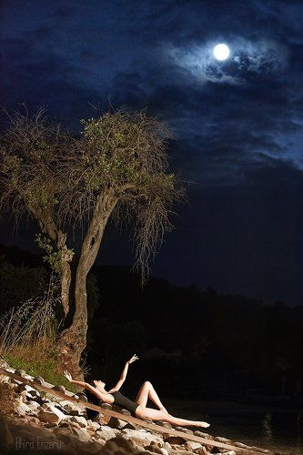 The moon