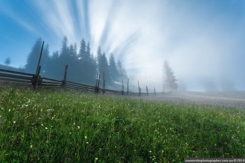 Первые лучи солнца