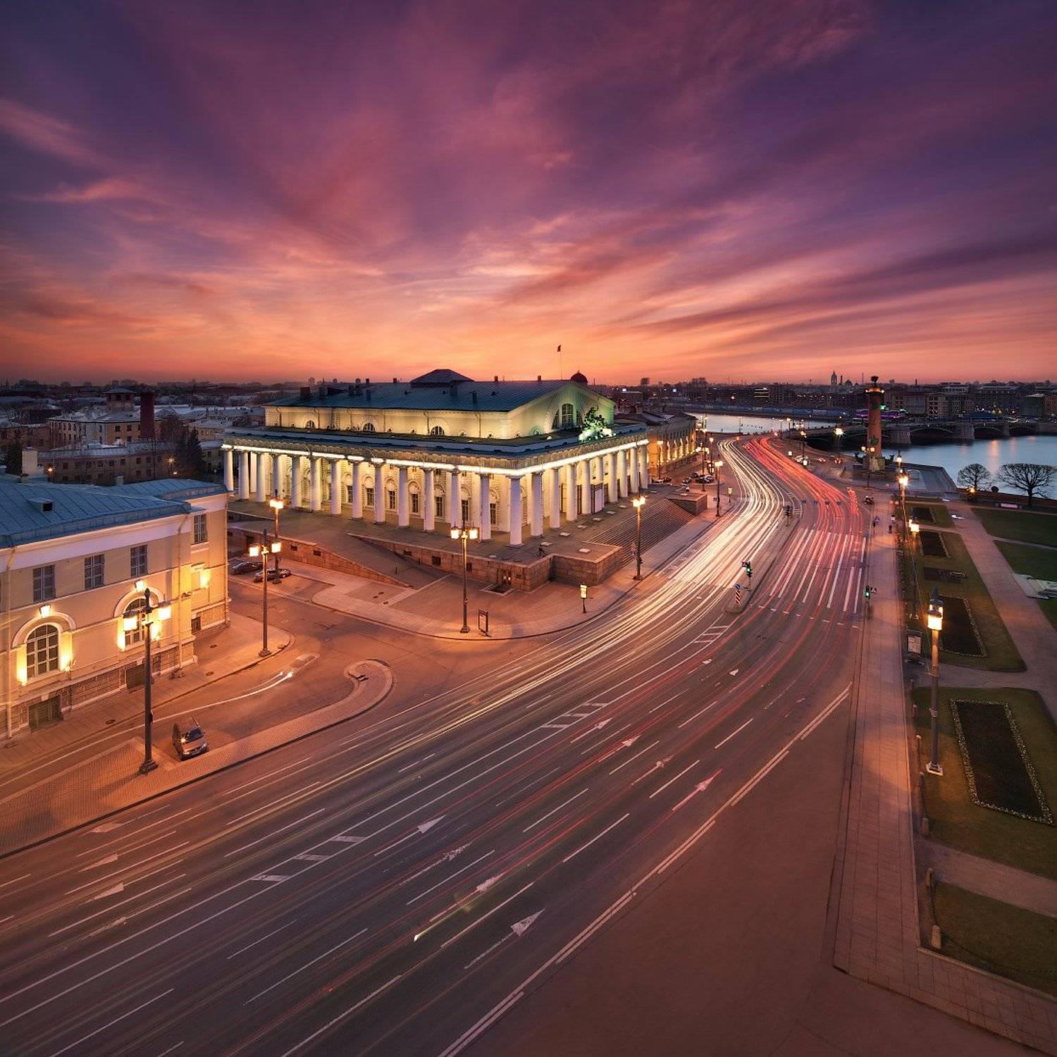 Long exposure, Saint-petersburg, Spring, Sunset, Весна, Закат, Нева, Санкт-петербург, Сергей Лукс