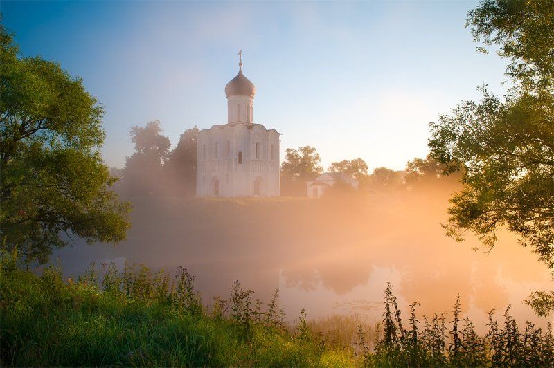 Тихое утро на Нерли. фото превью