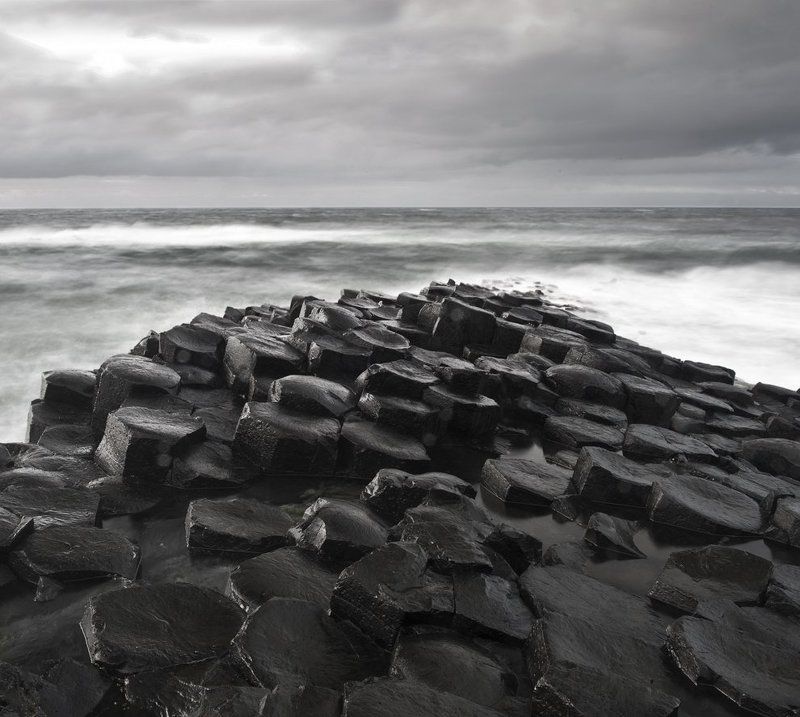 Ireland, Landascape, Northern ireland, Sea, Seascape Giants Storm фото превью