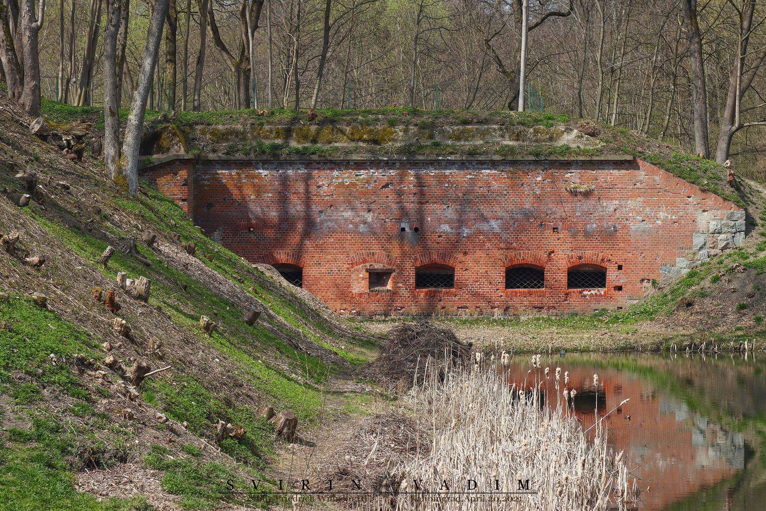 форт, стена, укрепление, крепость, Калининград, Россия, Германия, Восточная Пруссия, 2021год,Фридрих-Вильгельм III,fort, wall, fortification, fortress, Kaliningrad, Russia, Germany, East Prussia, 2021, Friedrich Wilhelm II , Vadim Svirin