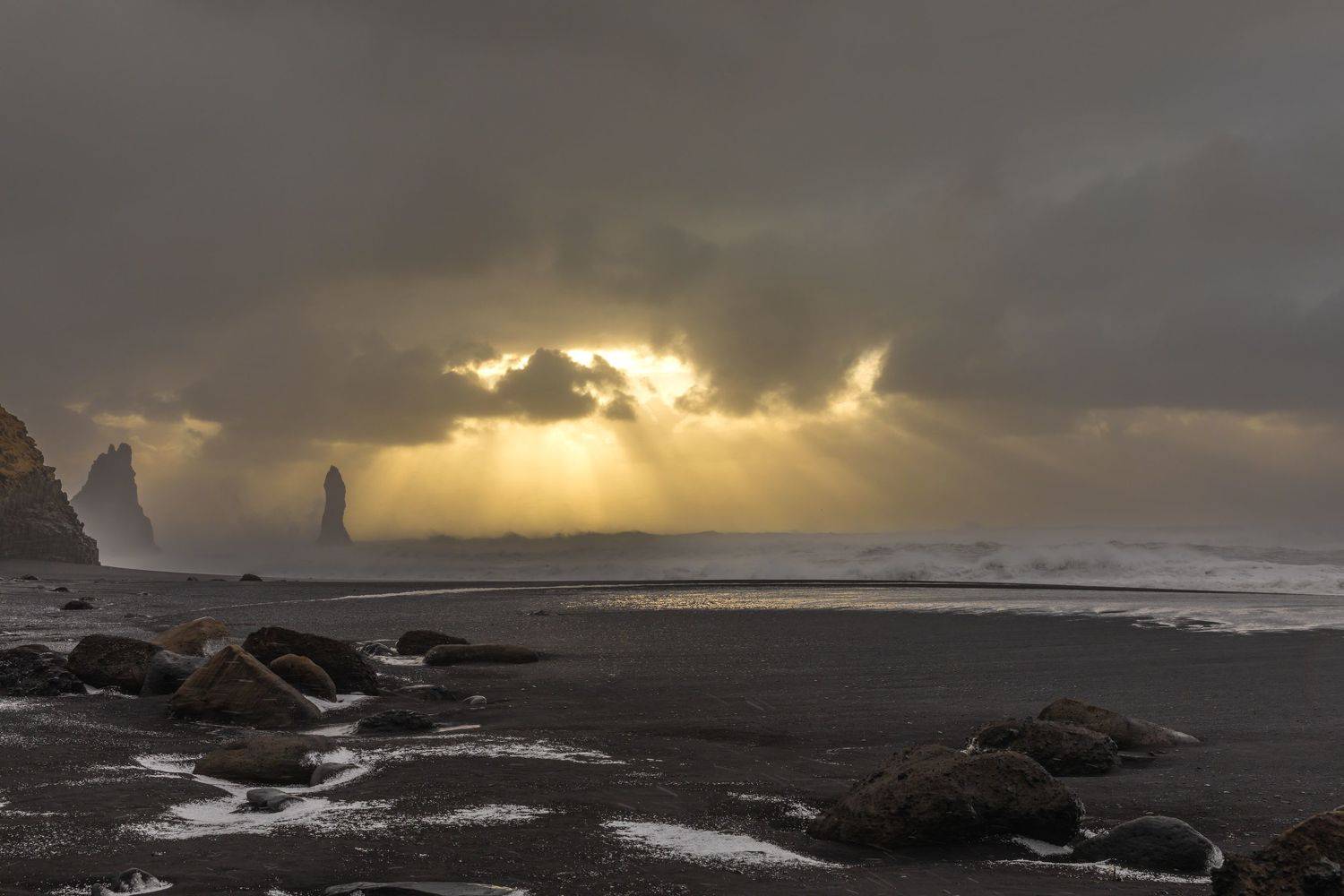 island, vik, beach, Евгения Чех