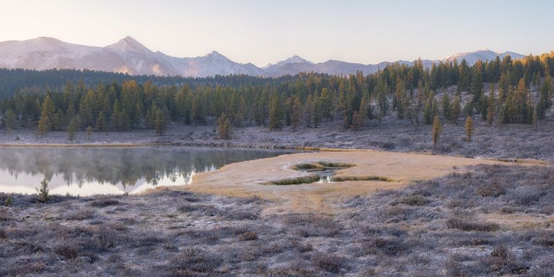 ...Панорама осеннего утра... фото превью