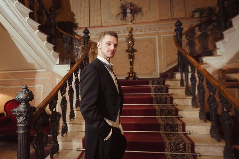 Мужской портрет фото превью