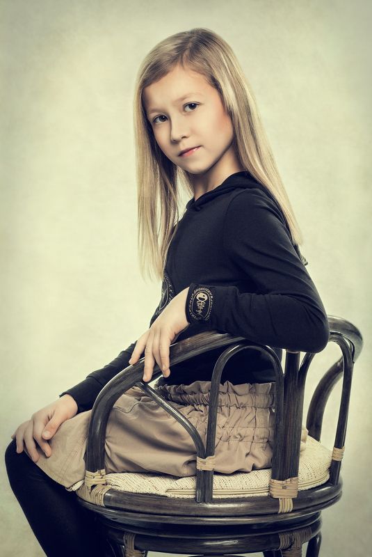 портрет, fine art, девочка, дети, студия *** фото превью