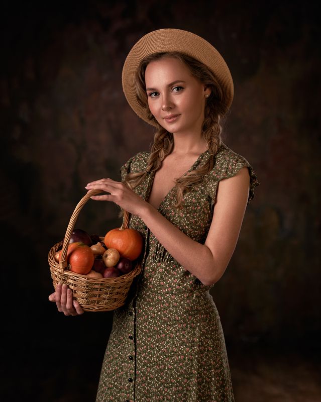 pyzhikphoto, портрет, классика, классический портрет, портрет девушки, женский портрет, portrait, classic, art, красавица Портрет Кати фото превью