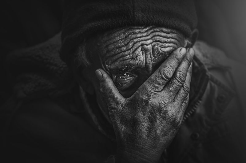 #Blach&White old man фото превью