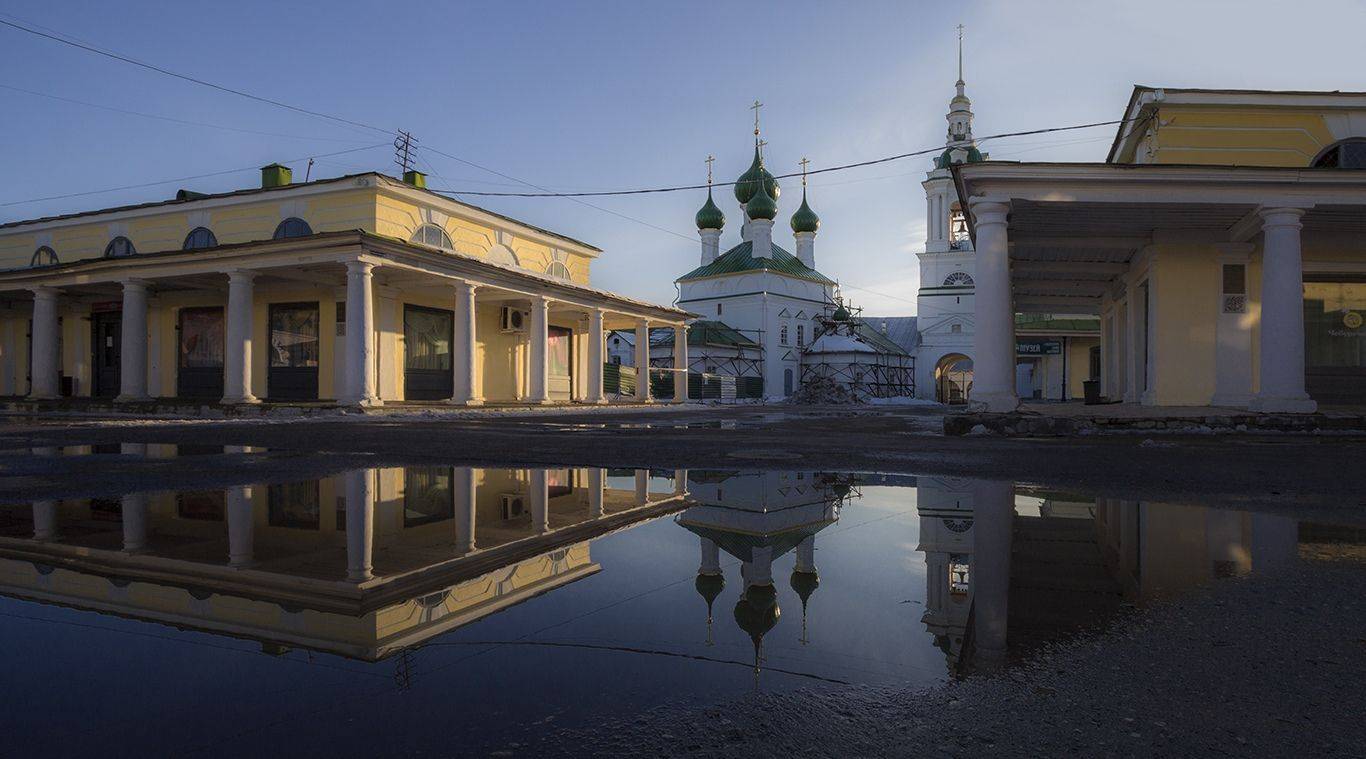 кострома, архитектура, торговые ряды, Елена Рубинская