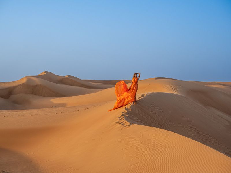 Рассвет  в пустыне Вахиба фото превью