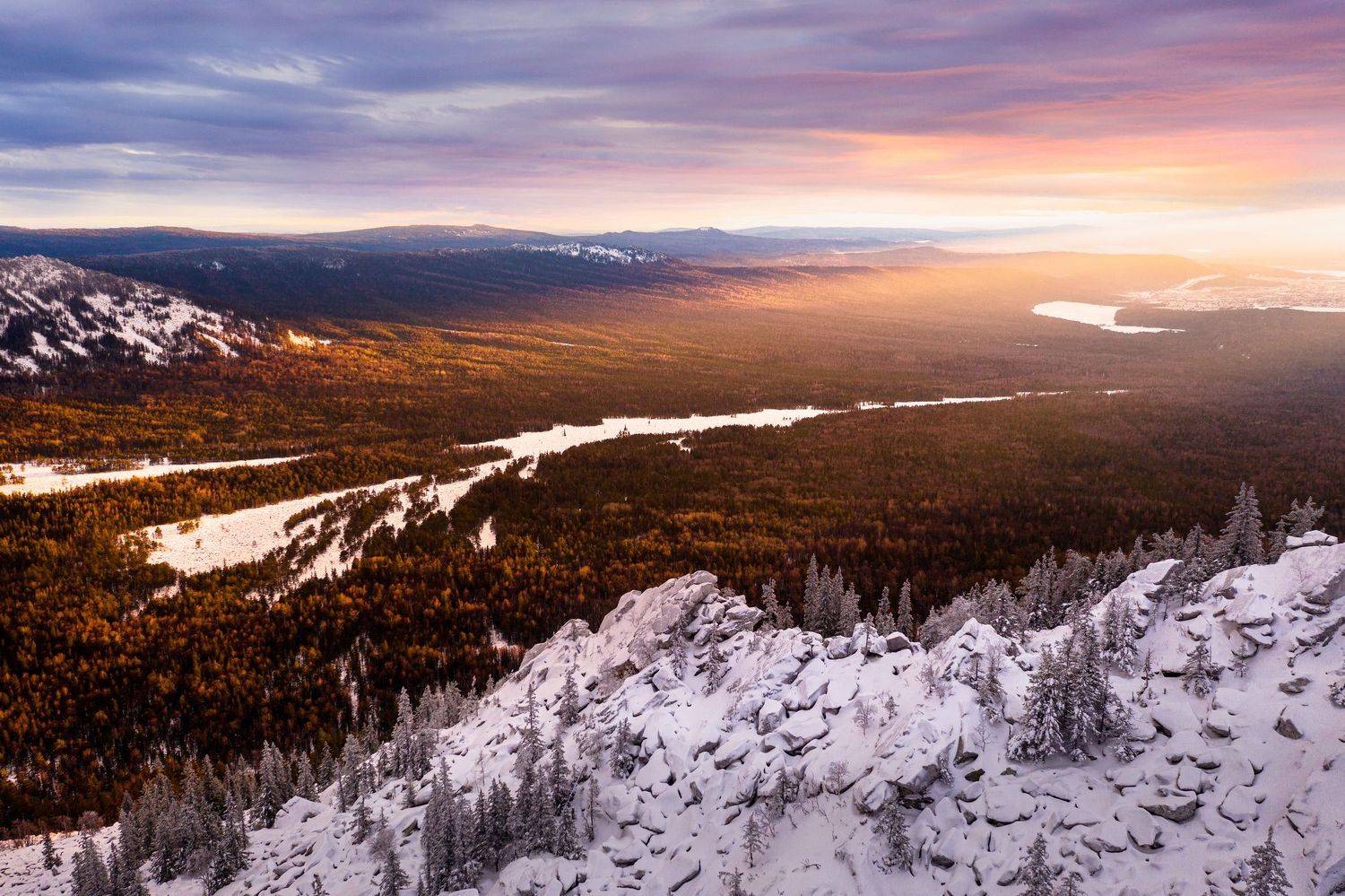 урал, таганай, двуглавая сопка, каменная река, Юрий Уфимцев