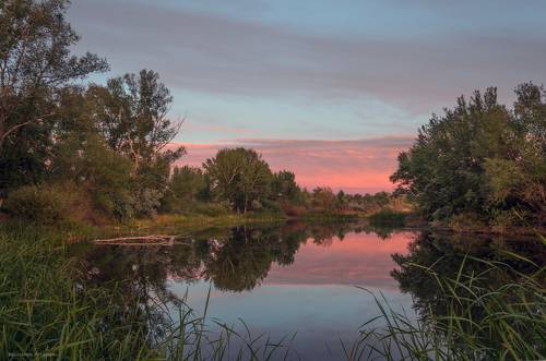 Вечер на озере