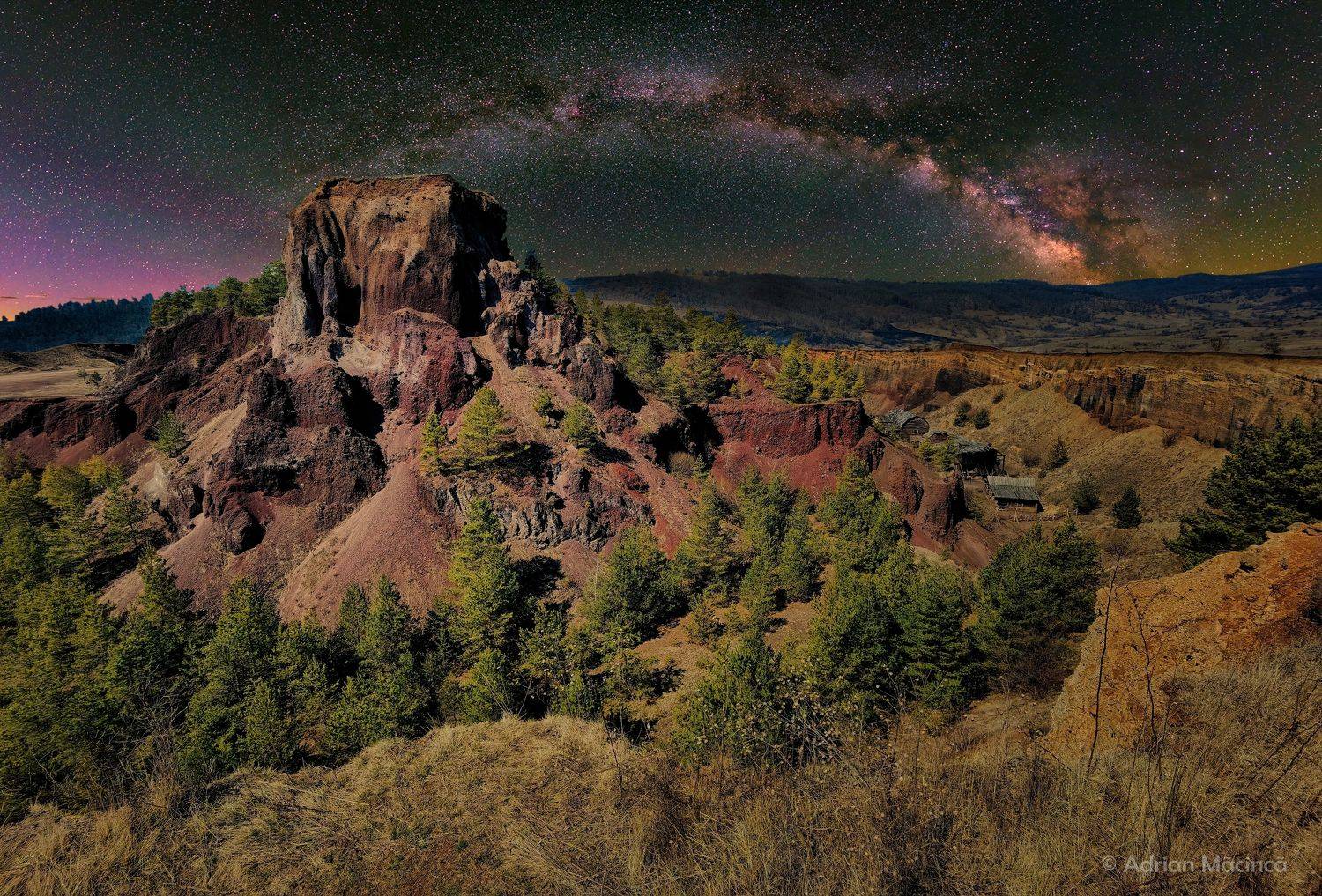 milky way, landscape, night, Macinca Adrian