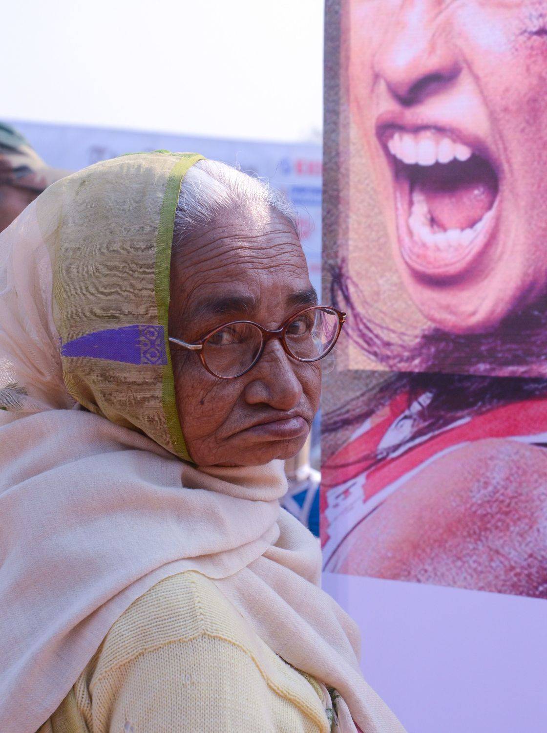 juxtaposition, face, portrait, faces, outdoor, outdoor portrait, candid, Mallick Sudipta