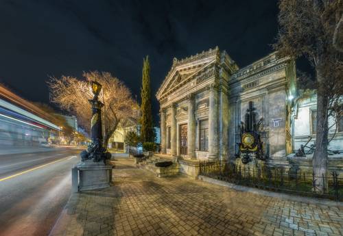 Ночной Севастополь. Музей Черноморского флота.