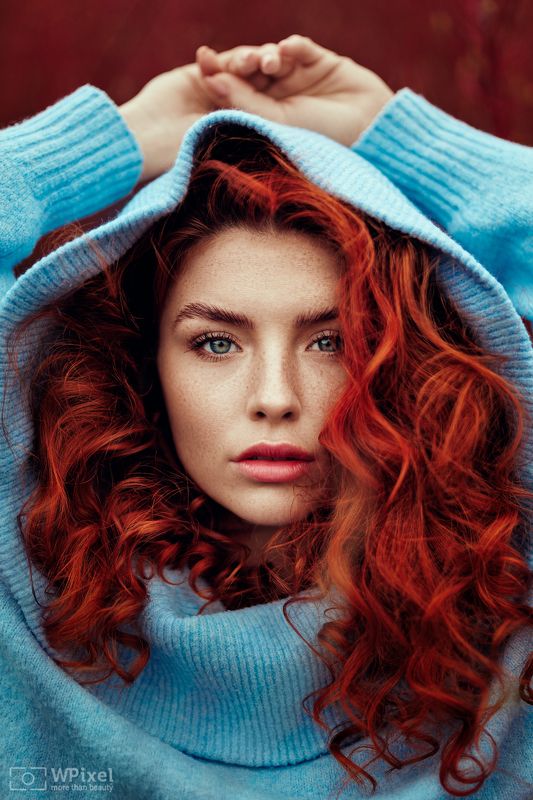 portrait, women, redhair women by wpixel (More Than Beauty) фото превью