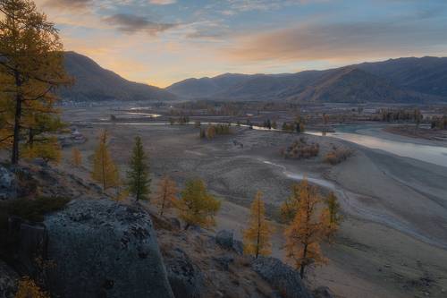 Рассвет возле села Джазатор (Беляши)