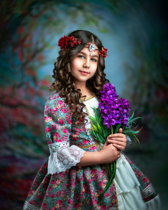 portrait, fine art, child, baby, girl Alina фото превью
