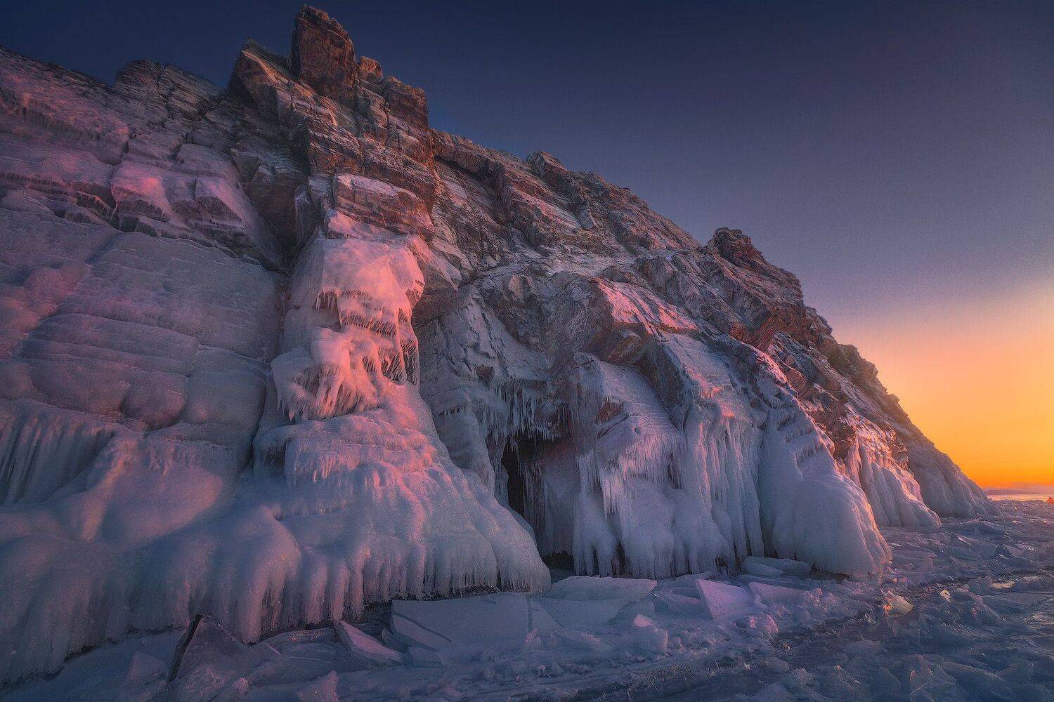 байкал, зима, сибирь, Владимир Ляпин