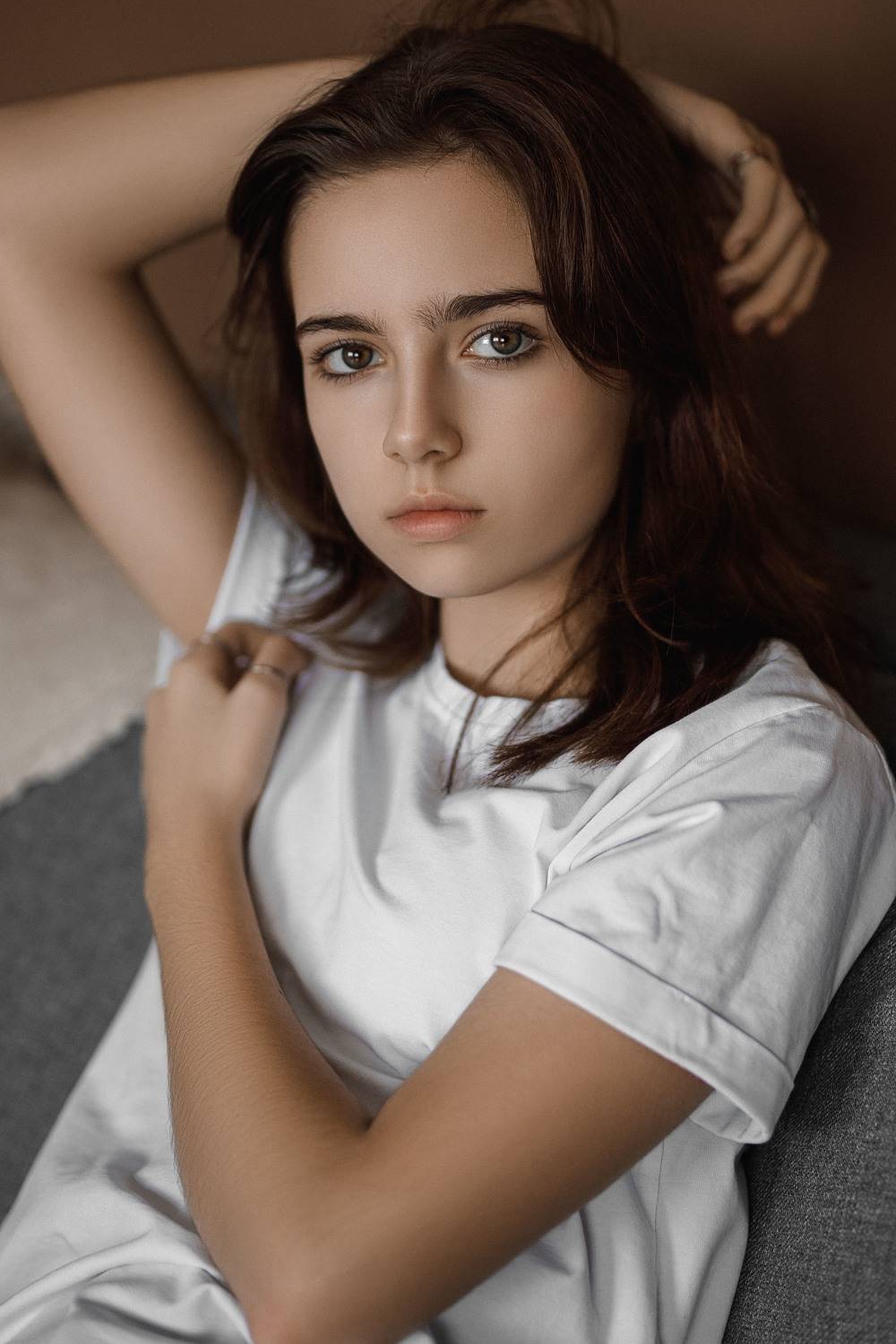 девушка, модель, портрет, фотосессия, студия, макияж, гламур, girl, model, modeling, young, portrait, make-up, творческий портрет, женский портрет, woman, young woman, glamour, постановка, постановочная фотография, fashion, Владимир Васильев