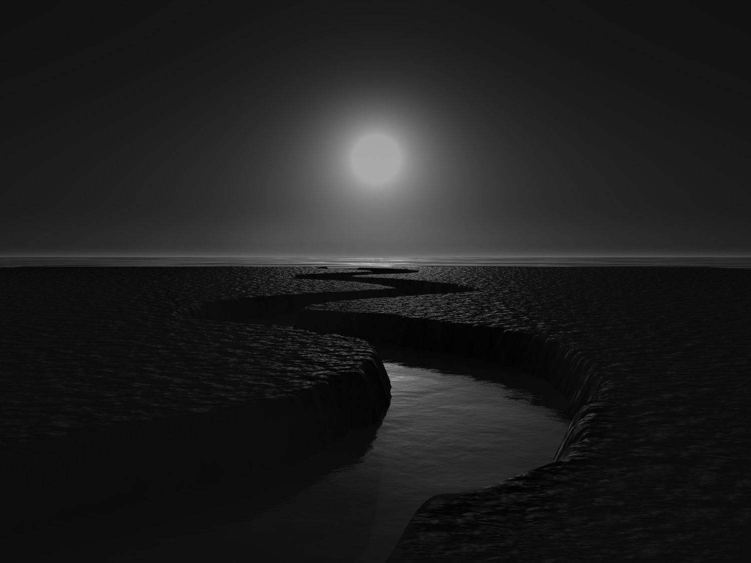 sea.sunlight,desert,blackandwhite, Amirhossein Naghian