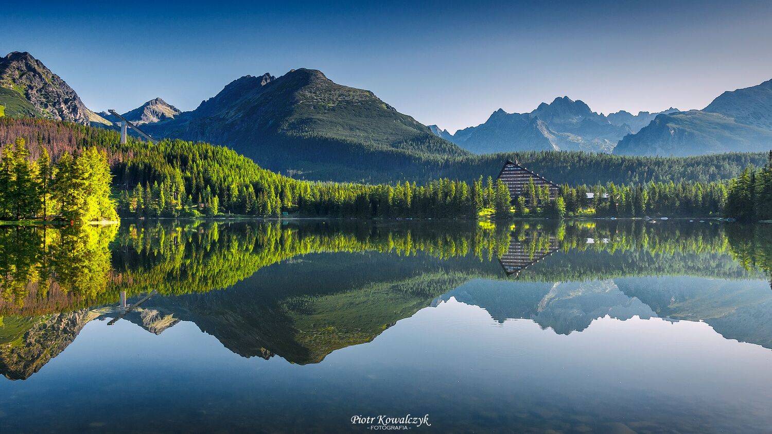 słowacja, tatry, g&oacute;ry, szczyrbskie jezioro, Kowalczyk Piotr