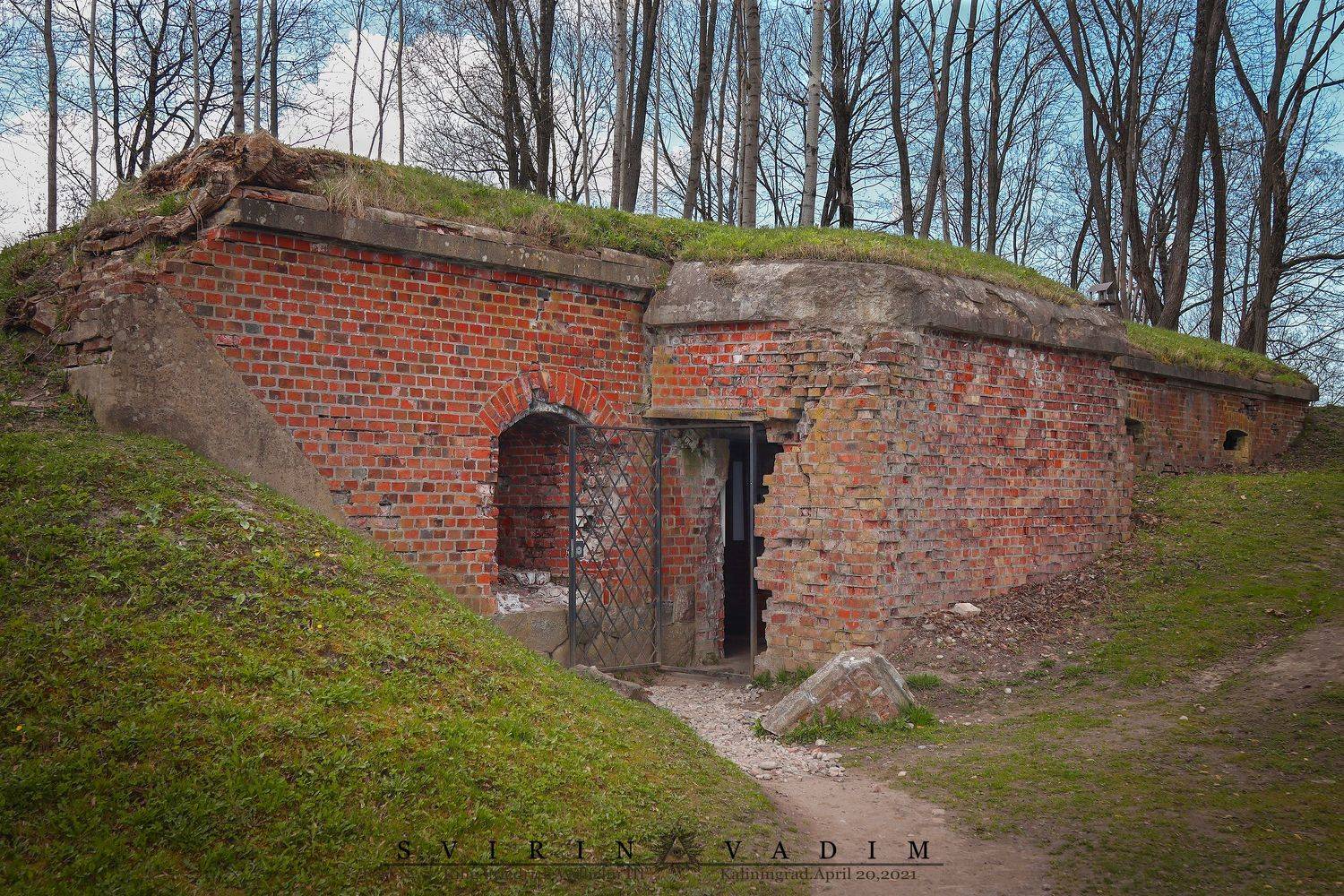 форт, Калининград, №5, Фридрих-Вильгельм III, Восточная Пруссия, Германия, Россия, война, сооружение, крепость,2021г, fort, Kaliningrad, No. 5, Friedrich Wilhelm III, East Prussia, Germany, Russia, war, building, fortress, 2021, Vadim Svirin