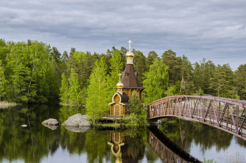 Церковь Андрея первозванного на Вуоксе фото превью