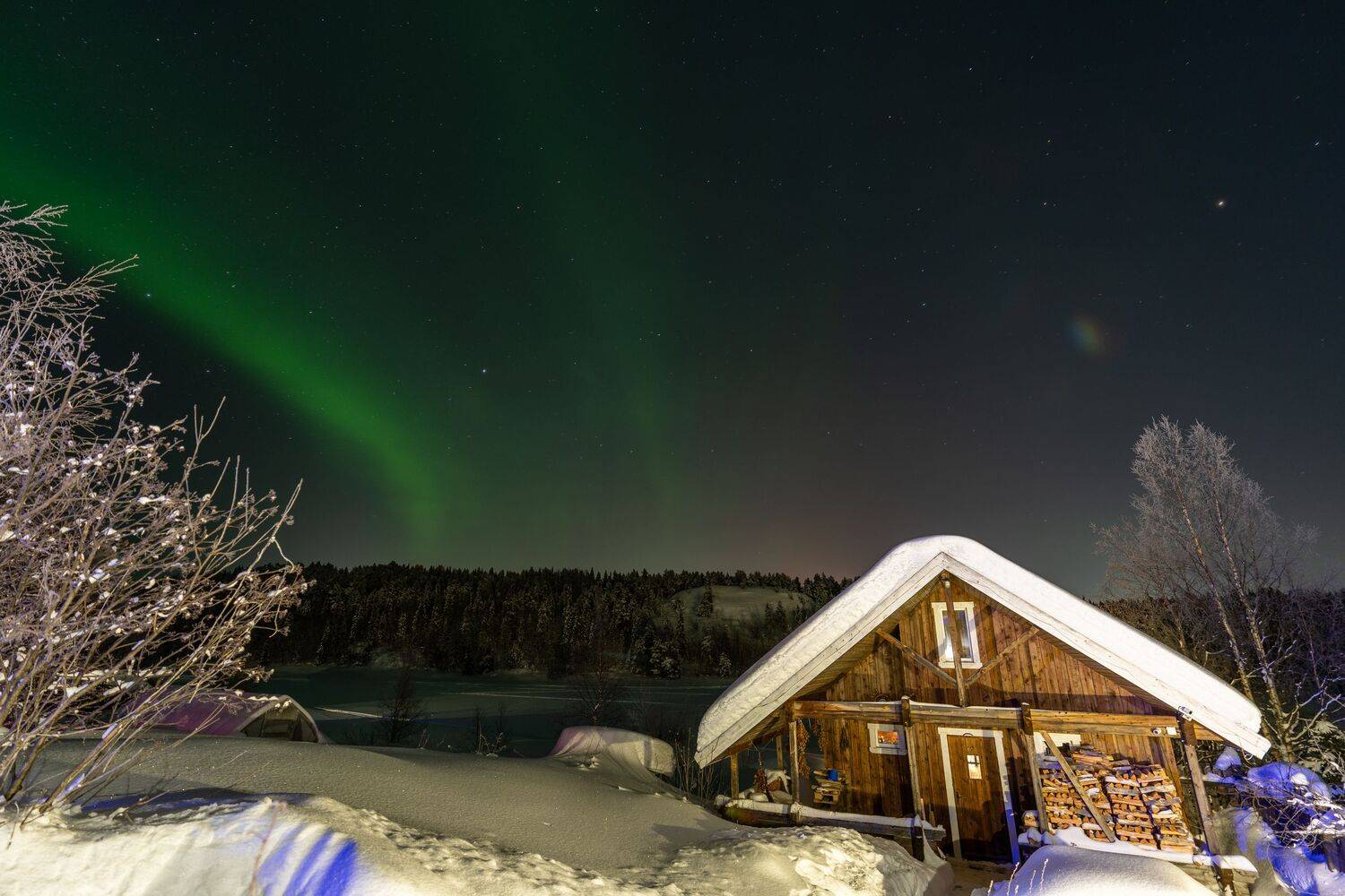 северное сияние, кольский полуостров, Баландин Дмитрий