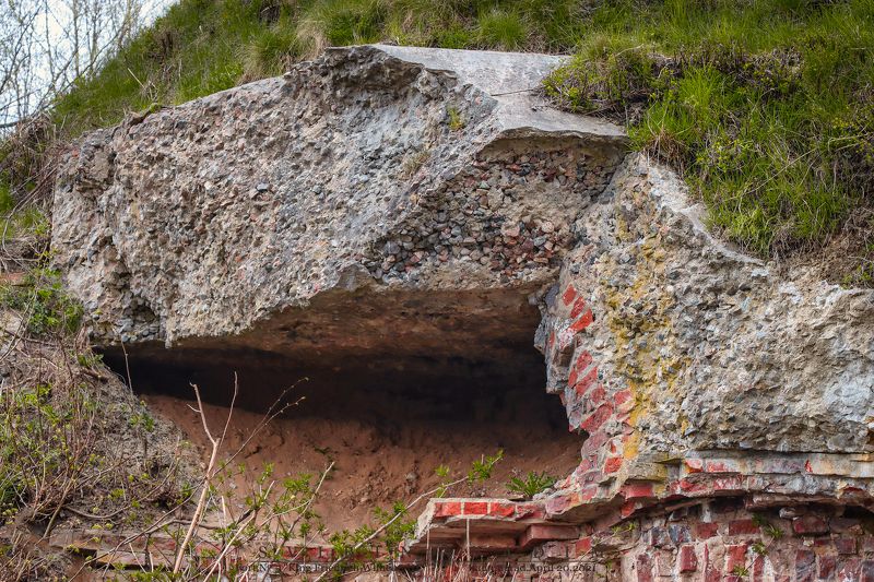 форт, калининград, №5, фридрих-вильгельм iii, восточная пруссия, германия, россия, война, сооружение, крепость,2021г, fort, kaliningrad, no. 5, friedrich wilhelm iii, east prussia, germany, russia, war, building, fortress, 2021 «Бетонная подушка» фото превью