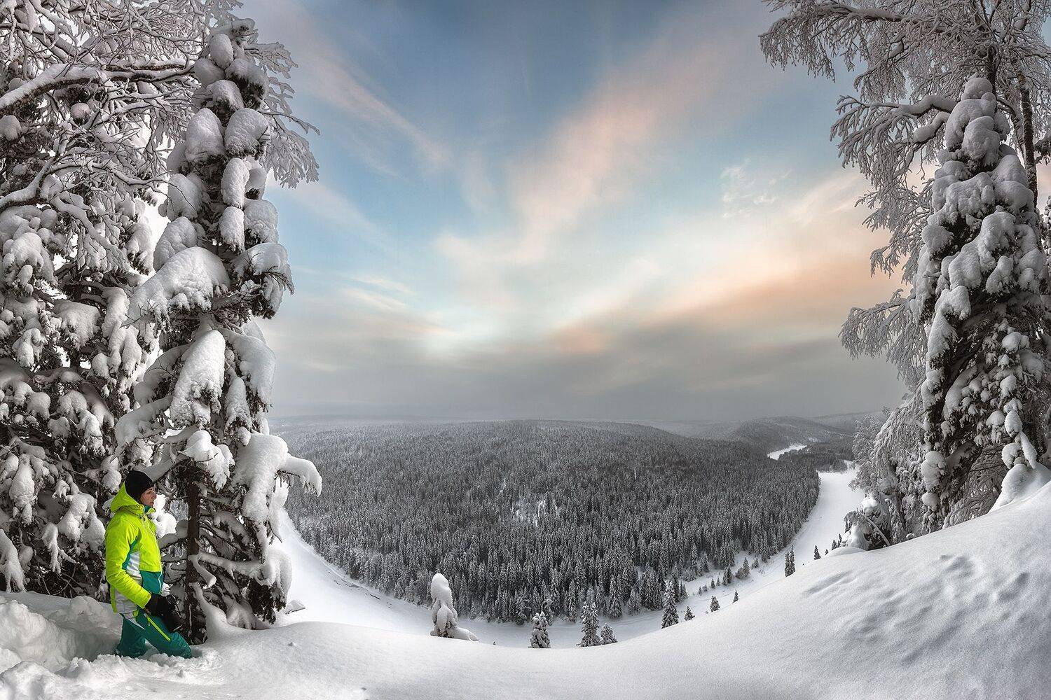 Усьва, зимний лес, Константин Маланин