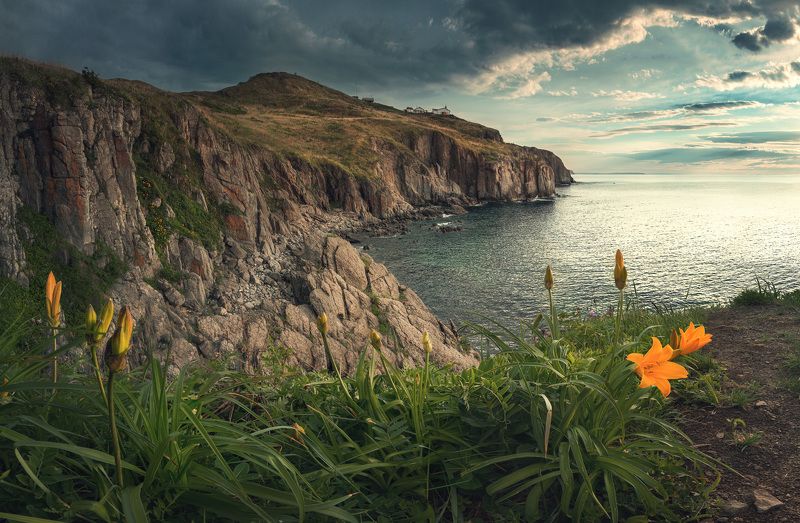 море, скалы, маяк *** фото превью