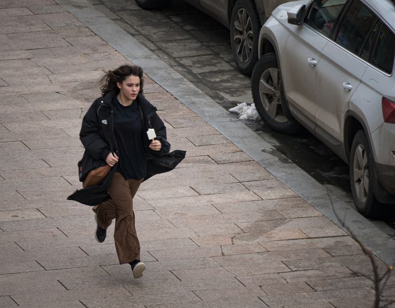 На бегу... фото превью