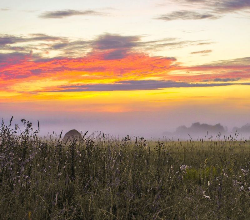 Заря вечерняя фото превью
