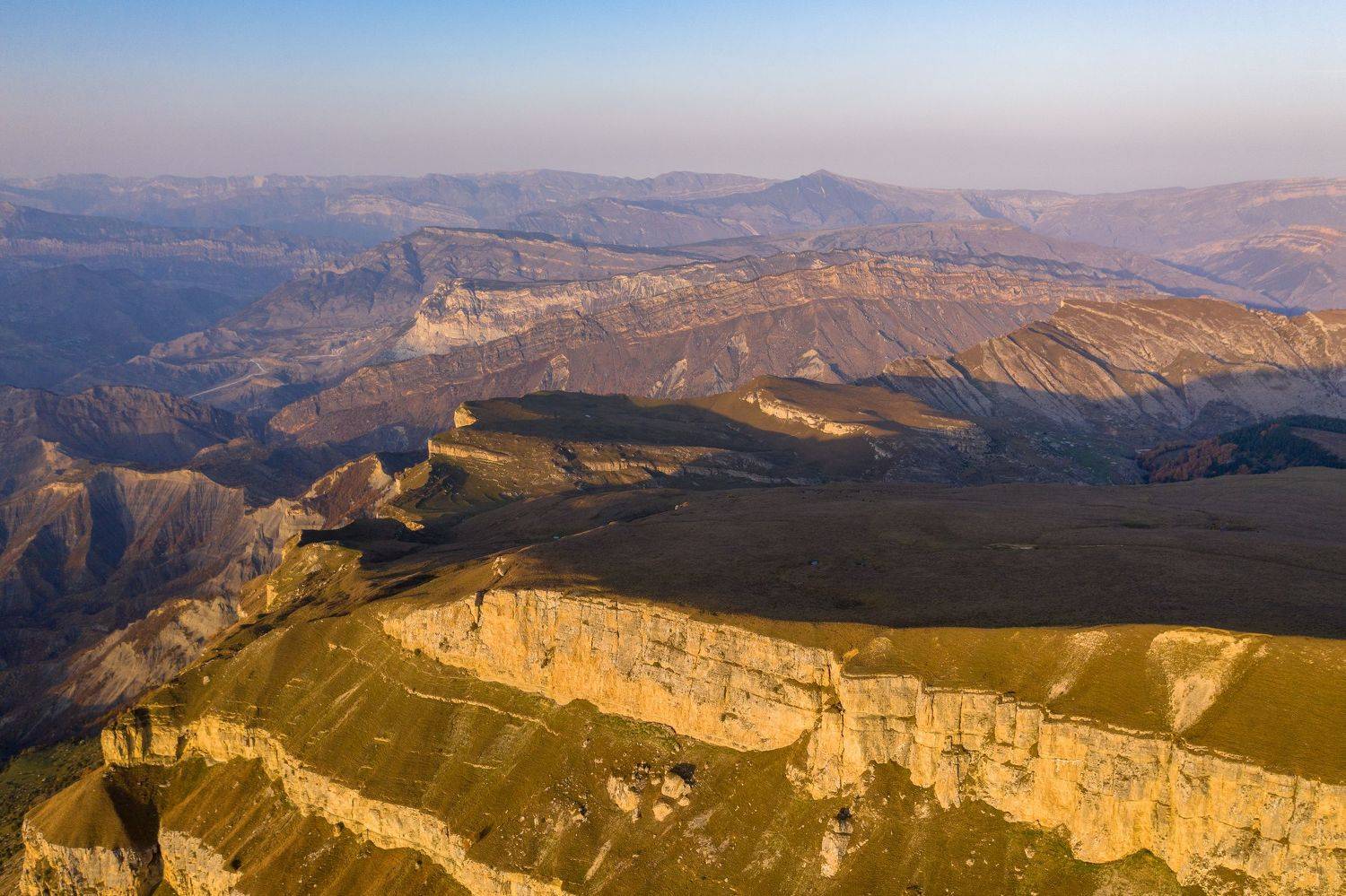 закат, утёс, обрыв, горы, Баландин Дмитрий