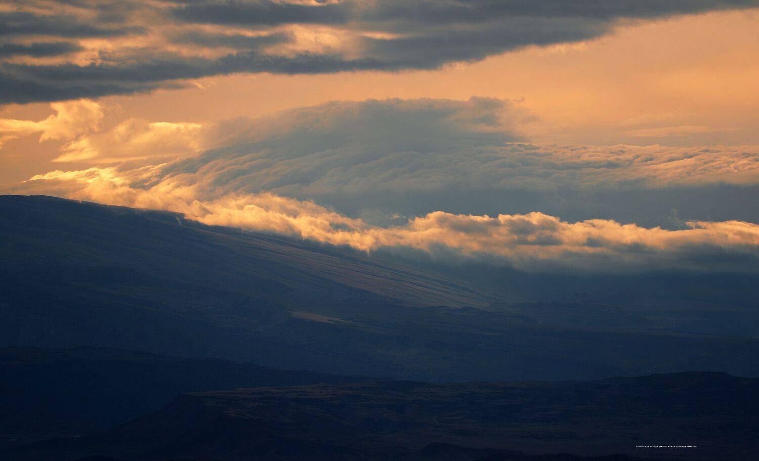 горы,закат,вечер,вершины,пейзаж,небо,деревья,дагестан,природа, Magov Marat