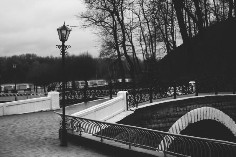 стрит, уличное, документальное, мост, мосты, гомель, дождь, городской пейзаж, утро, street Дождливое утро фото превью