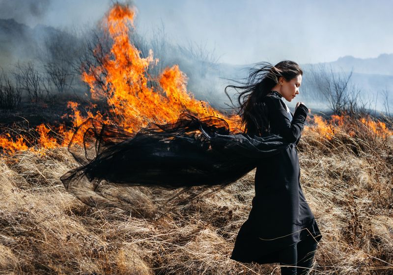А в Хакасии опять степные пожары фото превью