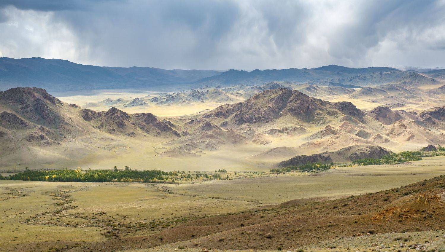 тыва, тува, горы, тучи, Леонтьев Константин