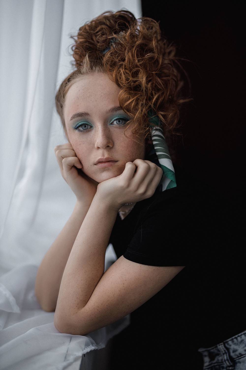 девушка, модель, портрет, фотосессия, студия, макияж, гламур, girl, model, modeling, young, portrait, make-up, творческий портрет, женский портрет, woman, young woman, glamour, постановка, постановочная фотография, fashion, Владимир Васильев