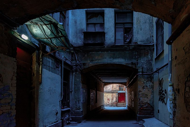 дворы, свет, горизонтально, архитектура, город, заброшка, старый Дворы... фото превью